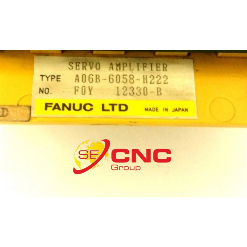 A06B-6058-H222 2 AXIS AC DIGITAL SERVO DRIVE