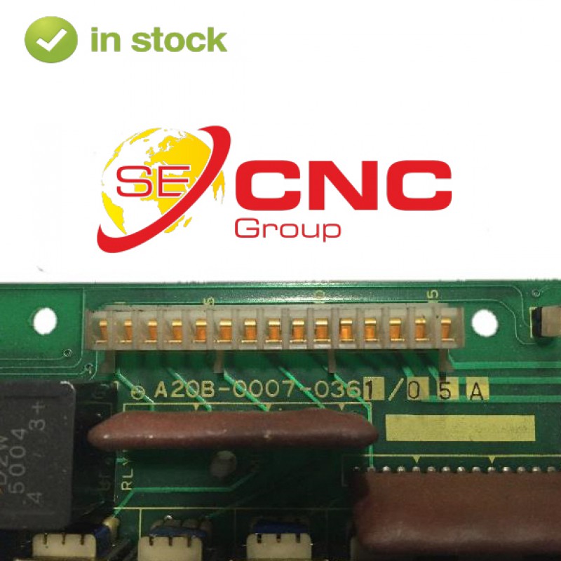 Fanuc DC Servo PCB without PSU A20B-0007-0361/05A	